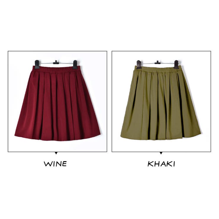 スカート ミニ丈 インナーパンツ付き フレアー コットン 韓国ファッション 夏 | candy-house  | 詳細画像6 