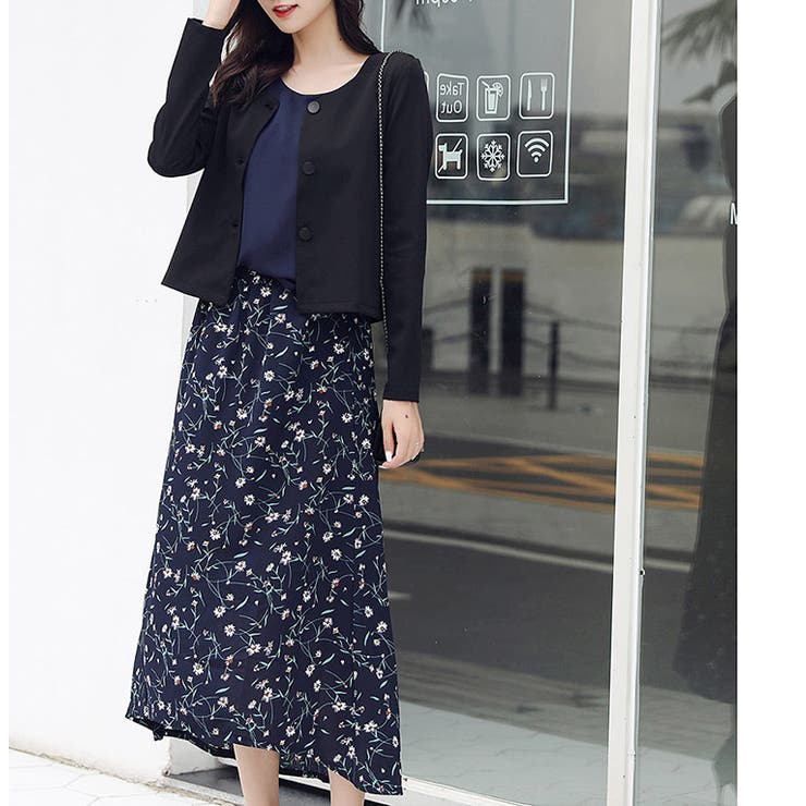 トップス ジャケット ノーカラー ショート 1751 韓国ファッション 夏 | candy-house  | 詳細画像9 