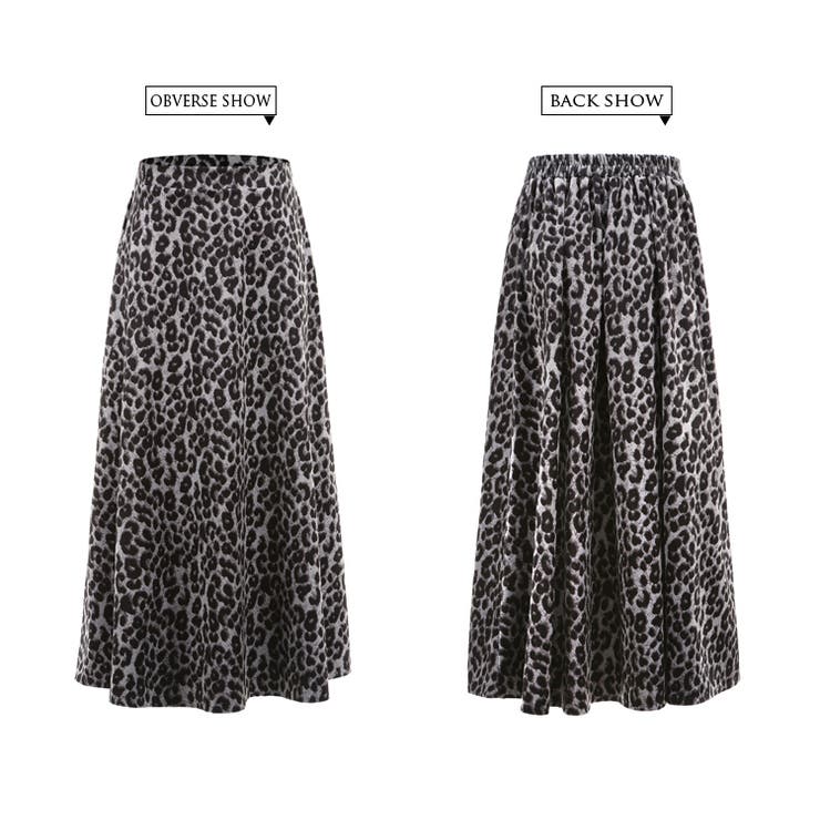 ヒョウ柄 フレアスカート レオパード | candy-house  | 詳細画像18 