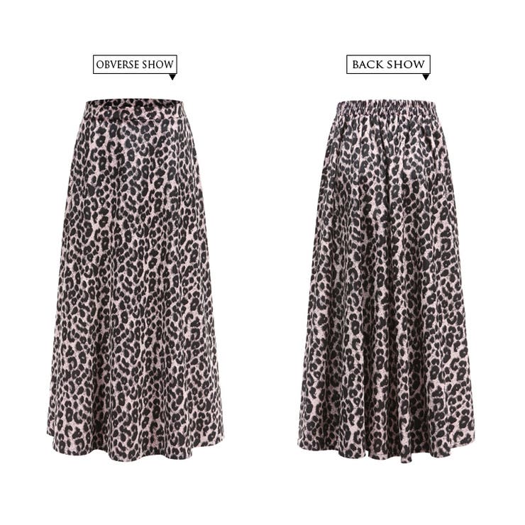 ヒョウ柄 フレアスカート レオパード | candy-house  | 詳細画像19 
