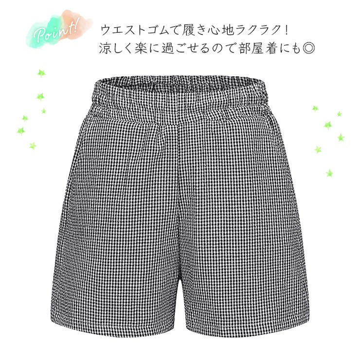 レディース ショートパンツ ギンガムチェック[品番：CDHW0000645