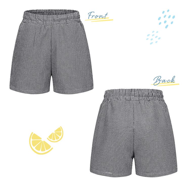 レディース ショートパンツ ギンガムチェック[品番：CDHW0000645