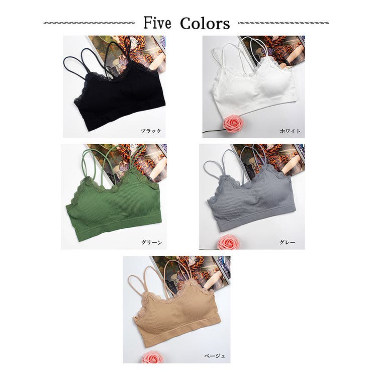 ブラカバー ブラレット パット付 チューブトップ 1927 | candy-house  | 詳細画像11 