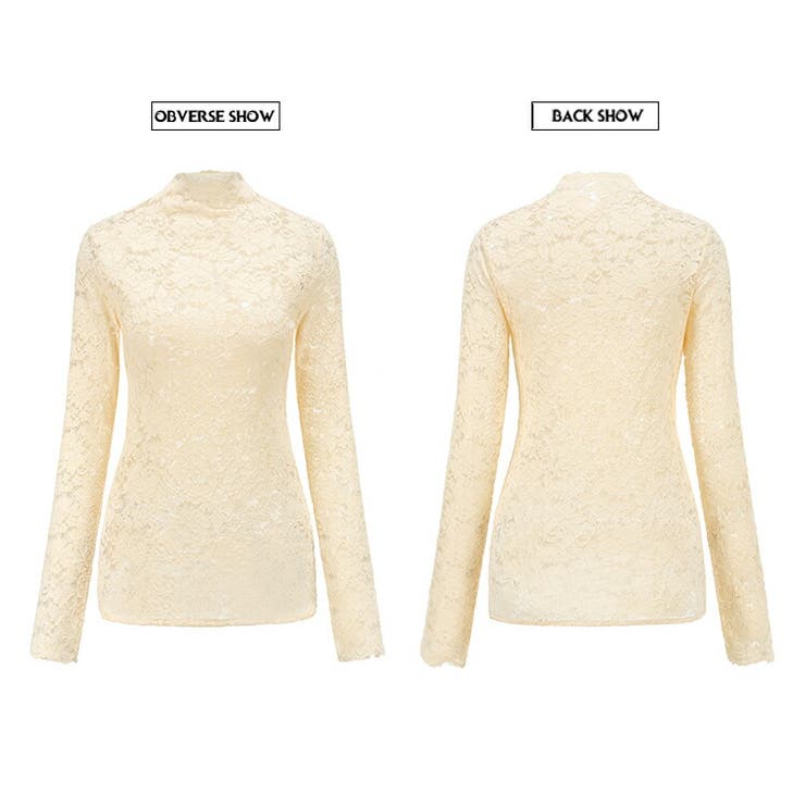 レース 長袖 トップス | candy-house  | 詳細画像15 