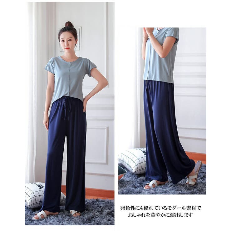 ワイドパンツ ガウチョ 8色 | candy-house  | 詳細画像8 