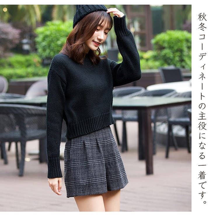 レディース ショートパンツ グレンチェック | candy-house  | 詳細画像14 
