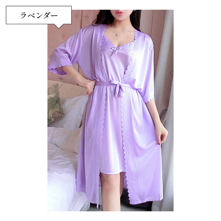ラベンダー | レディース ネグリジェ ガウン | candy-house 