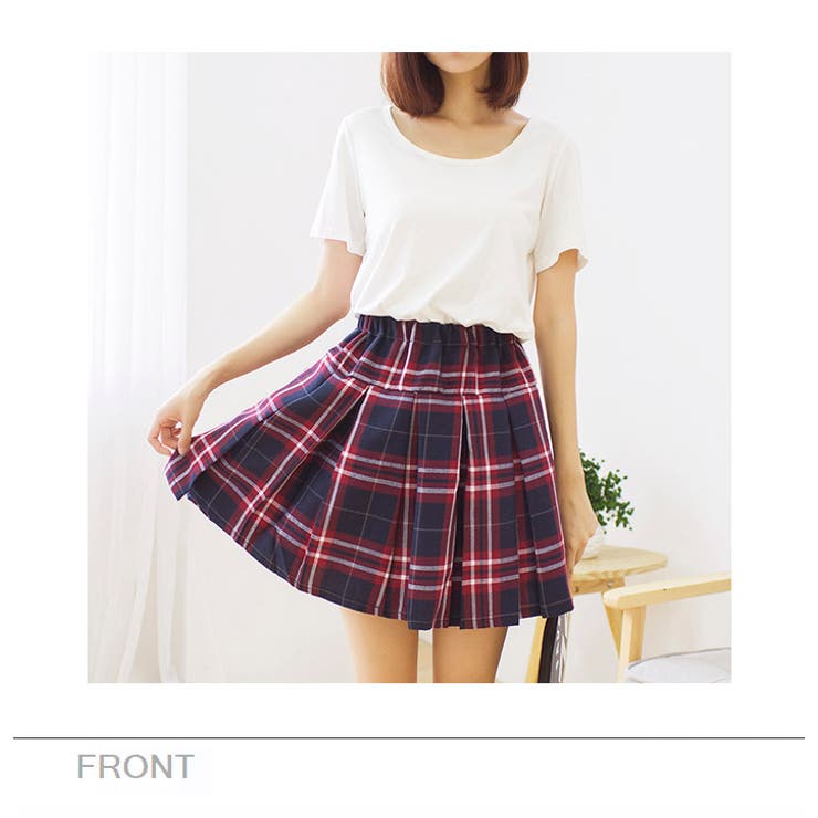 プリーツスカート チェックスカート ミニスカート 品番 Cdhw Candy House キャンディーハウス のレディースファッション通販 Shoplist ショップリスト