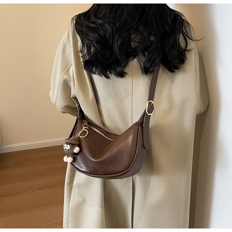 ブラウン | ショルダーバッグ PU 肩掛け | Carpe diem