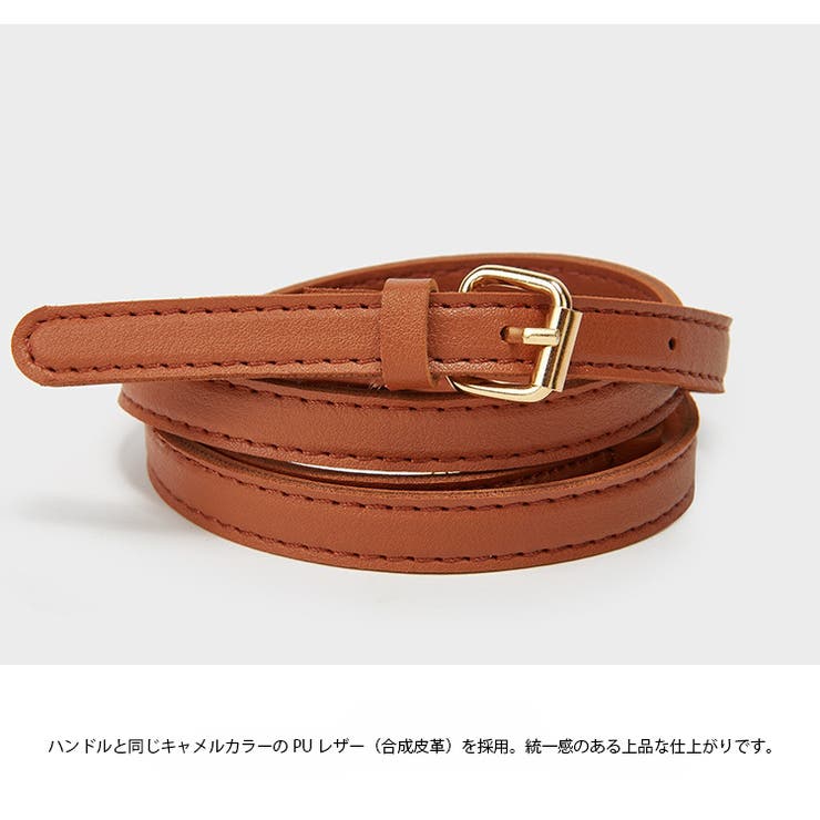 キャンバストートバッグ 2WAY 上品レザー | Carpe diem | 詳細画像16 