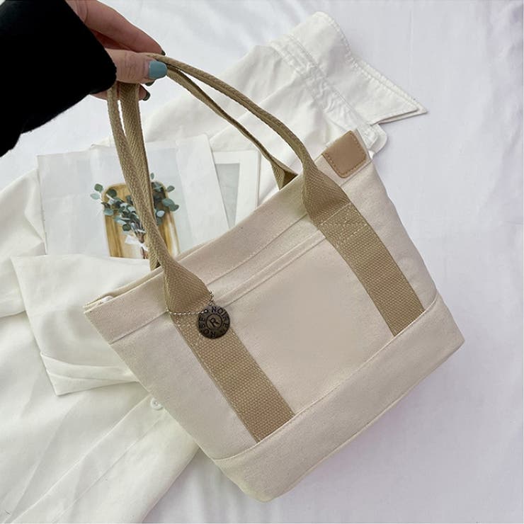 バイカラー ミニトートバッグ キャンバス | Carpe diem | 詳細画像8 