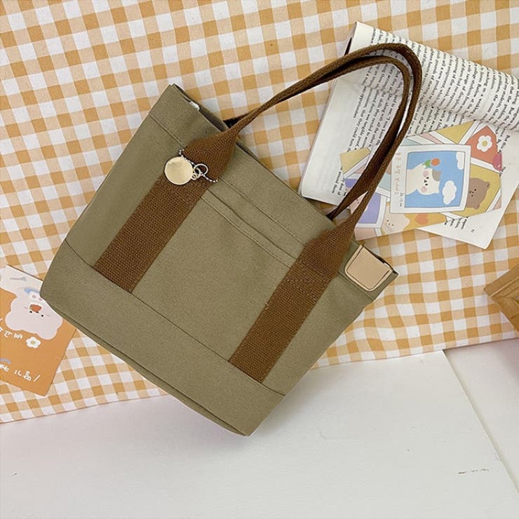 バイカラー ミニトートバッグ キャンバス | Carpe diem | 詳細画像10 