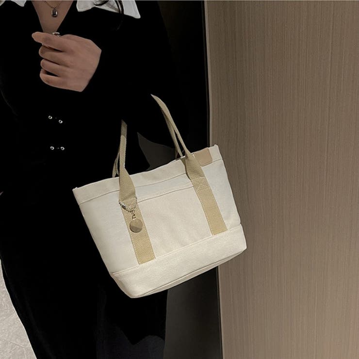 バイカラー ミニトートバッグ キャンバス | Carpe diem | 詳細画像6 