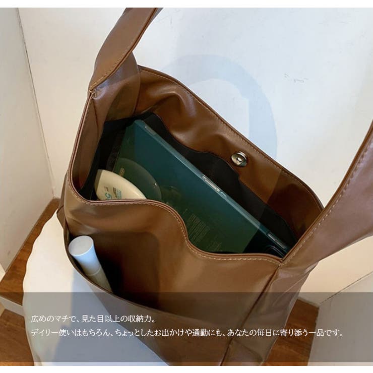 2WAYトートバッグ ショルダーバッグ PUレザー | Carpe diem | 詳細画像16 