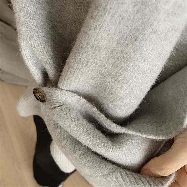 Vネックニットベスト トップス レイヤード風 | Carpe diem | 詳細画像10 