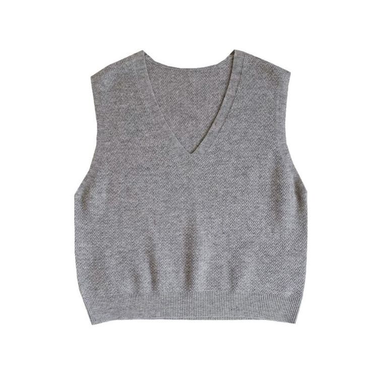 ニットベスト 秋冬 ジレ | Carpe diem | 詳細画像14 