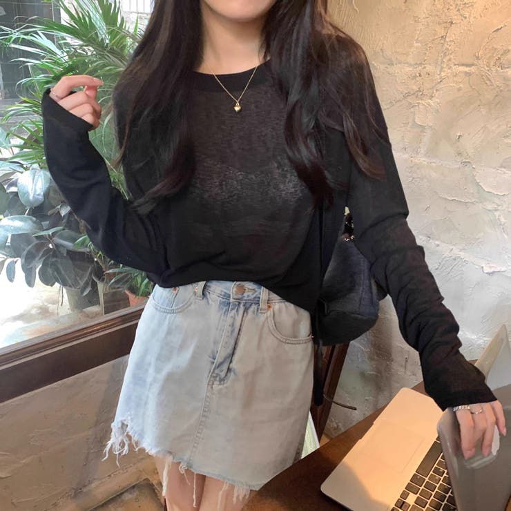 ロンT レイヤード シアー | Carpe diem | 詳細画像9 