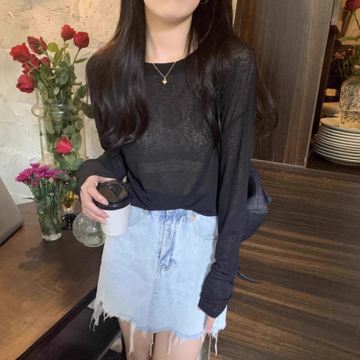 ロンT レイヤード シアー | Carpe diem | 詳細画像11 