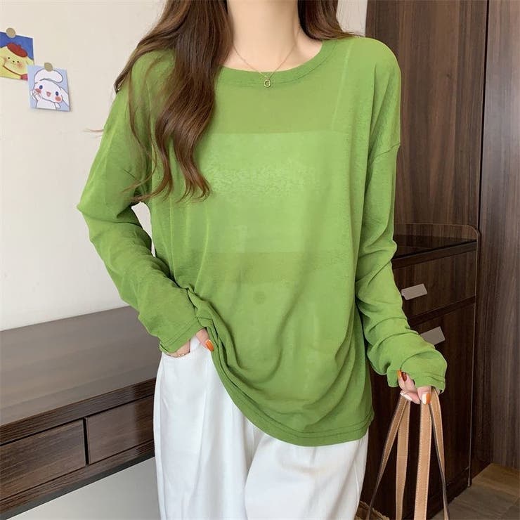 ロンT レイヤード シアー | Carpe diem | 詳細画像22 