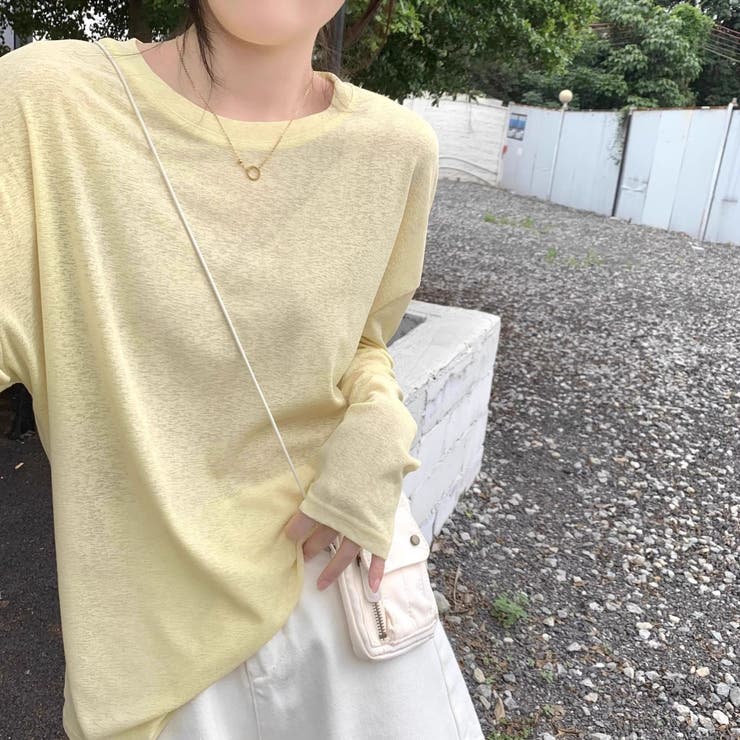 ロンT レイヤード シアー | Carpe diem | 詳細画像23 