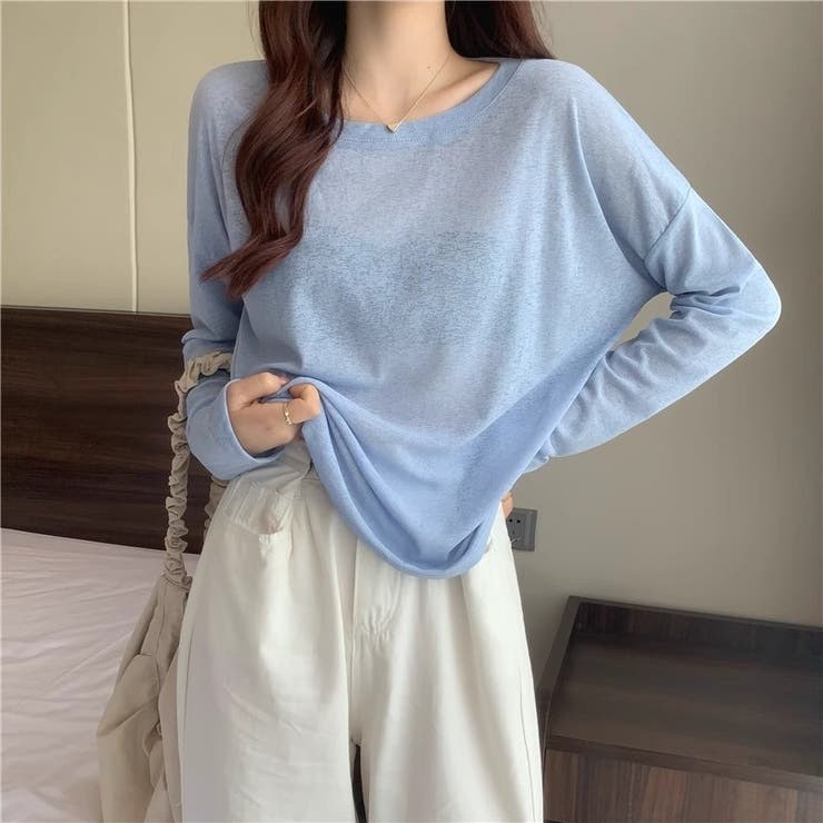 ロンT レイヤード シアー | Carpe diem | 詳細画像4 