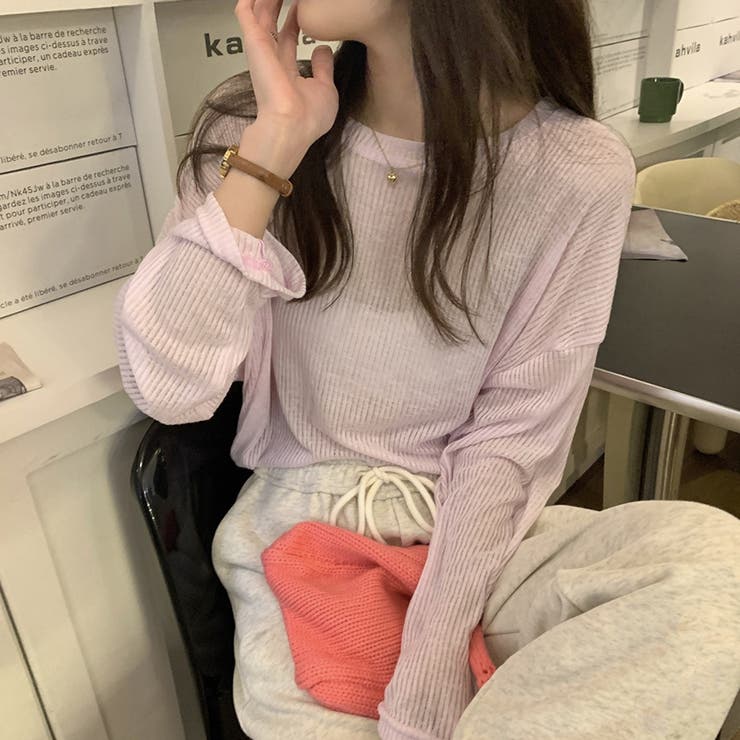 ロンT レイヤード シアー | Carpe diem | 詳細画像10 