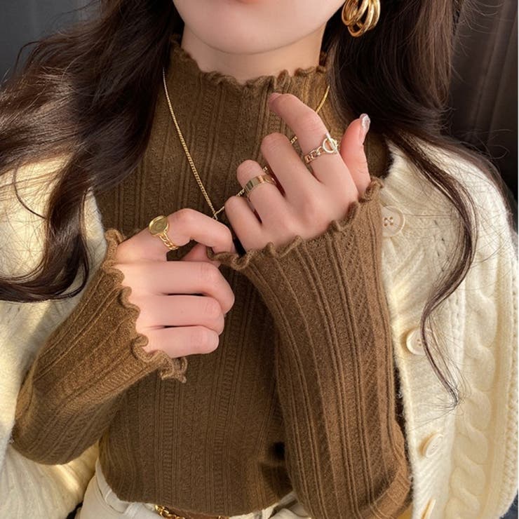 ニット トップス ハイネック | Carpe diem | 詳細画像6 