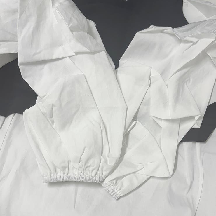 バイカラートップス レイヤード風トップス シャツブラウス | Carpe diem | 詳細画像11 