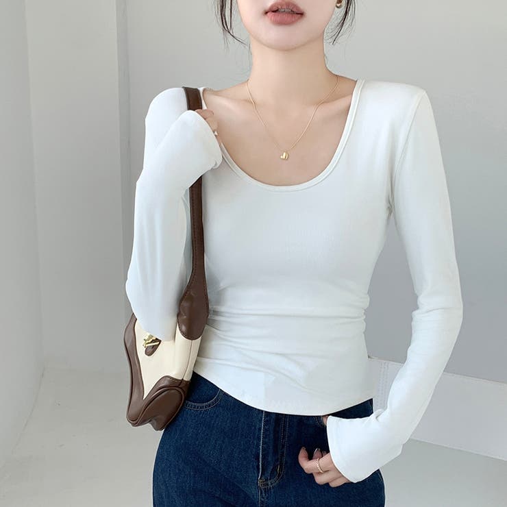 ウエストマーク ベロア 大Uネックトップス | Carpe diem | 詳細画像7 