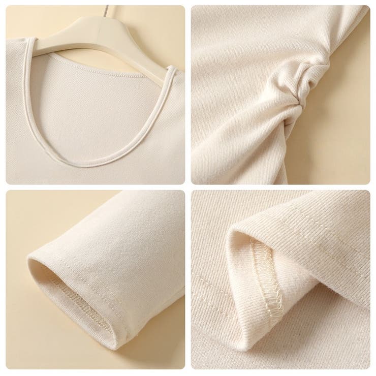 ウエストマーク ベロア 大Uネックトップス | Carpe diem | 詳細画像14 