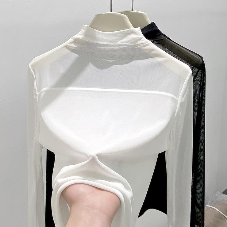 シアートップス シースルー ハイネック | Carpe diem | 詳細画像9 