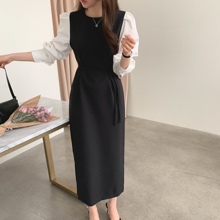 トップス ワンピース 重ね着風 | Carpe diem | 詳細画像12 