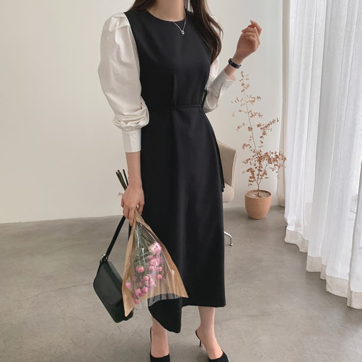 トップス ワンピース 重ね着風 | Carpe diem | 詳細画像15 