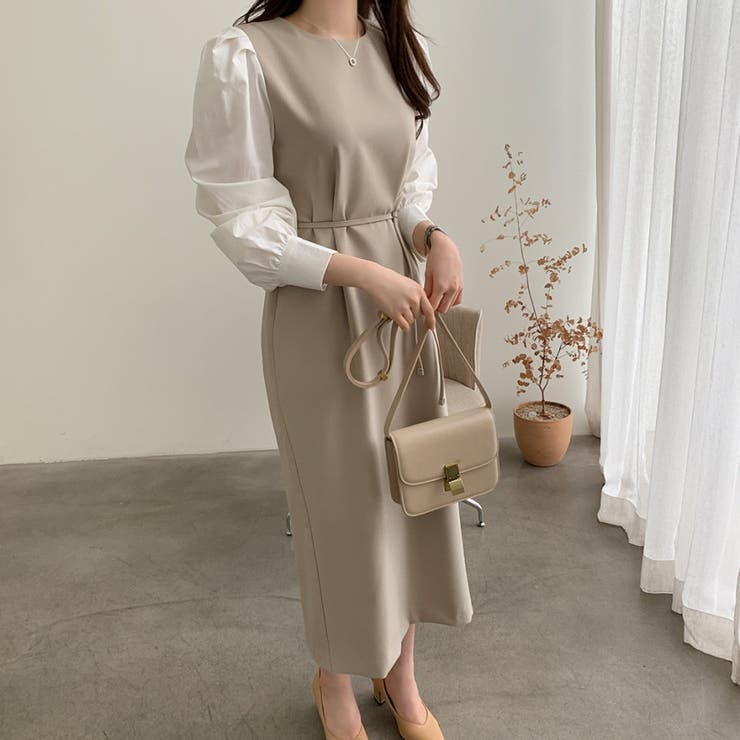 トップス ワンピース 重ね着風 | Carpe diem | 詳細画像3 