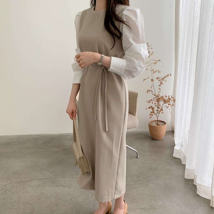 トップス ワンピース 重ね着風 | Carpe diem | 詳細画像4 