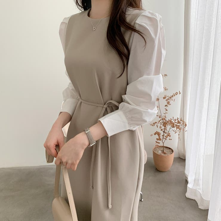 トップス ワンピース 重ね着風 | Carpe diem | 詳細画像5 