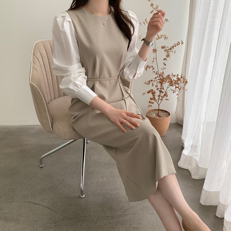 トップス ワンピース 重ね着風 | Carpe diem | 詳細画像7 