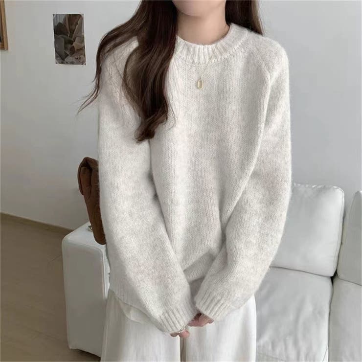 ミックスカラー 長袖 厚手ニット | Carpe diem | 詳細画像3 