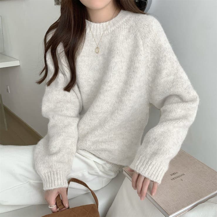 ミックスカラー 長袖 厚手ニット | Carpe diem | 詳細画像4 