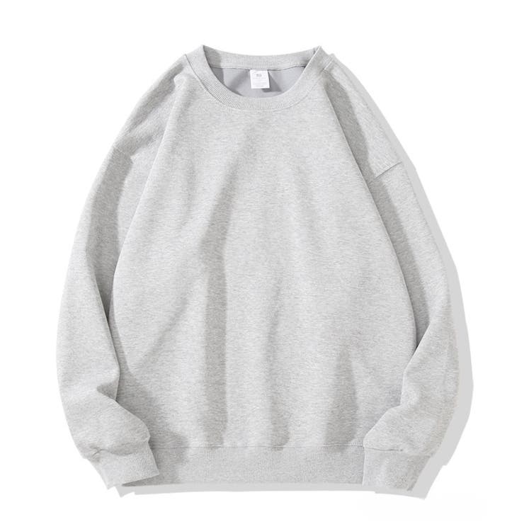 杢ホワイト | 裏起毛トレーナー 無地トレーナー 秋冬トップス | Carpe diem