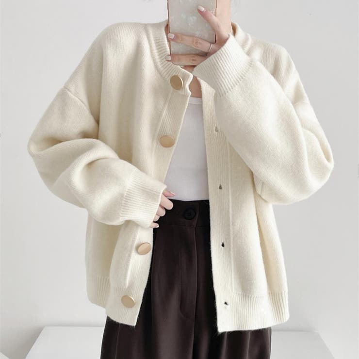 ニットカーディガン 長袖 レディース | Carpe diem | 詳細画像7 