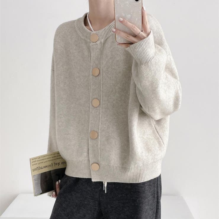 ニットカーディガン 長袖 レディース | Carpe diem | 詳細画像3 