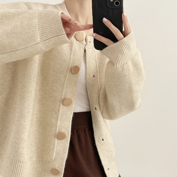 ニットカーディガン 長袖 レディース | Carpe diem | 詳細画像6 