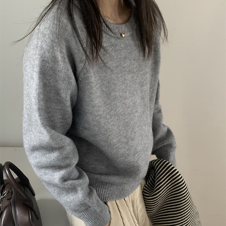 ベーシックニット トップス やわらか | Carpe diem | 詳細画像7 