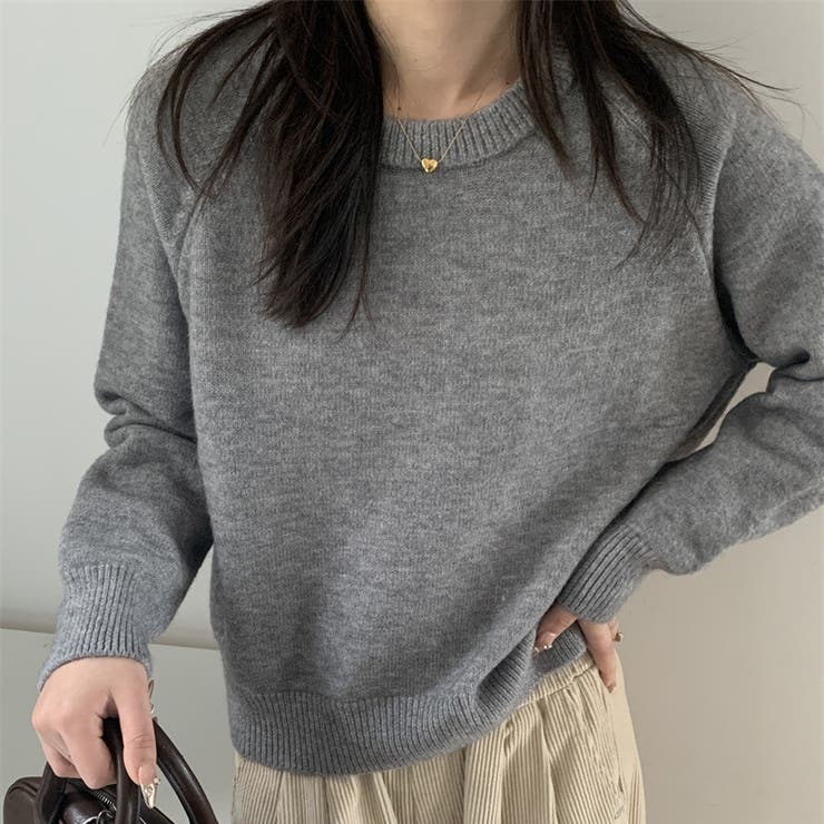 ベーシックニット トップス やわらか | Carpe diem | 詳細画像8 