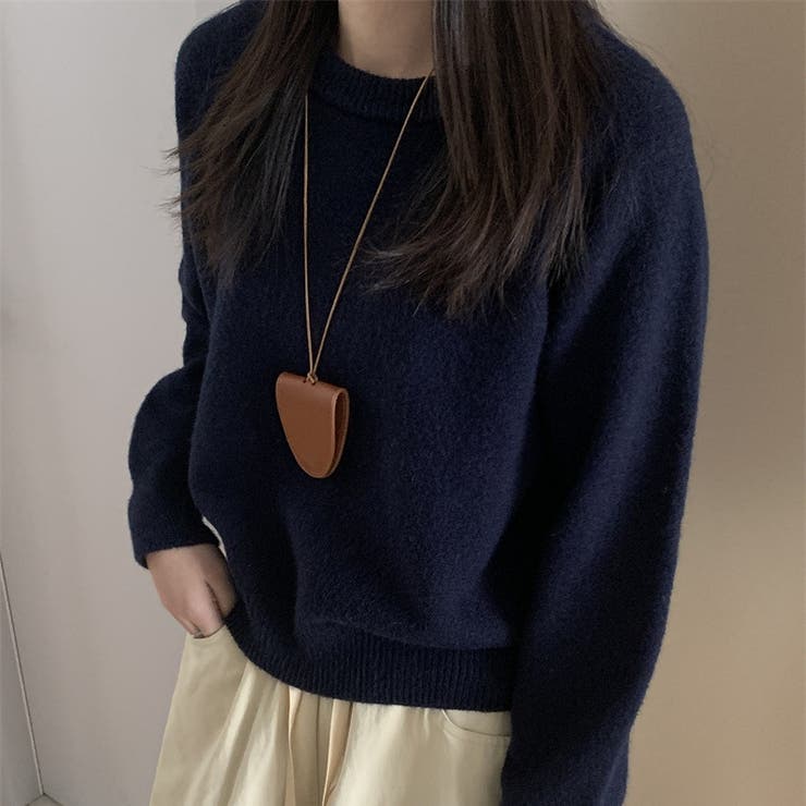 ベーシックニット トップス やわらか | Carpe diem | 詳細画像9 