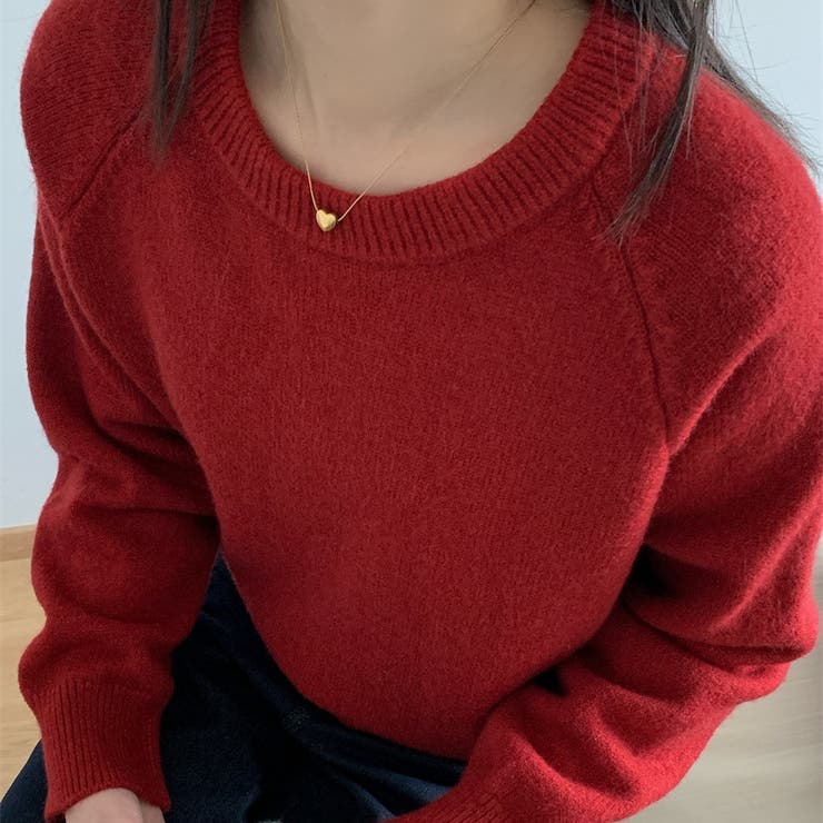 ベーシックニット トップス やわらか | Carpe diem | 詳細画像12 