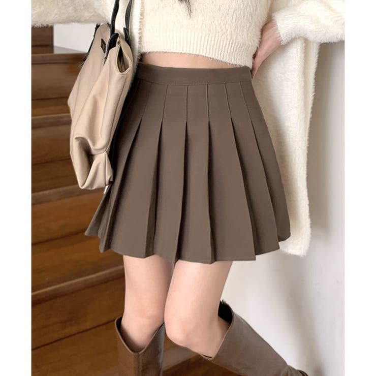 プリーツミニスカート インナーパンツ付き ショート丈スカート | Carpe diem | 詳細画像14 