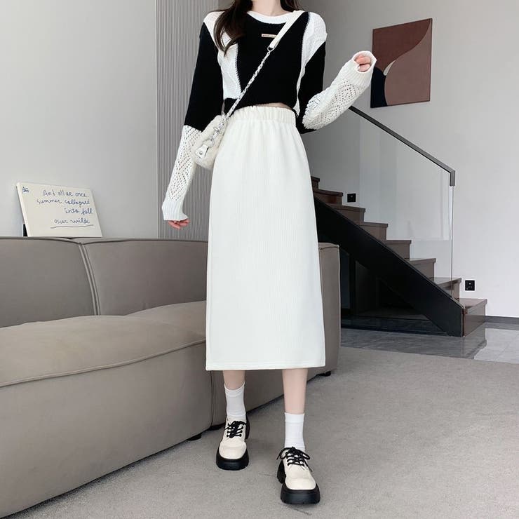 裏起毛スカート コーデュロイスカート バックスリット秋冬 | Carpe diem | 詳細画像8 