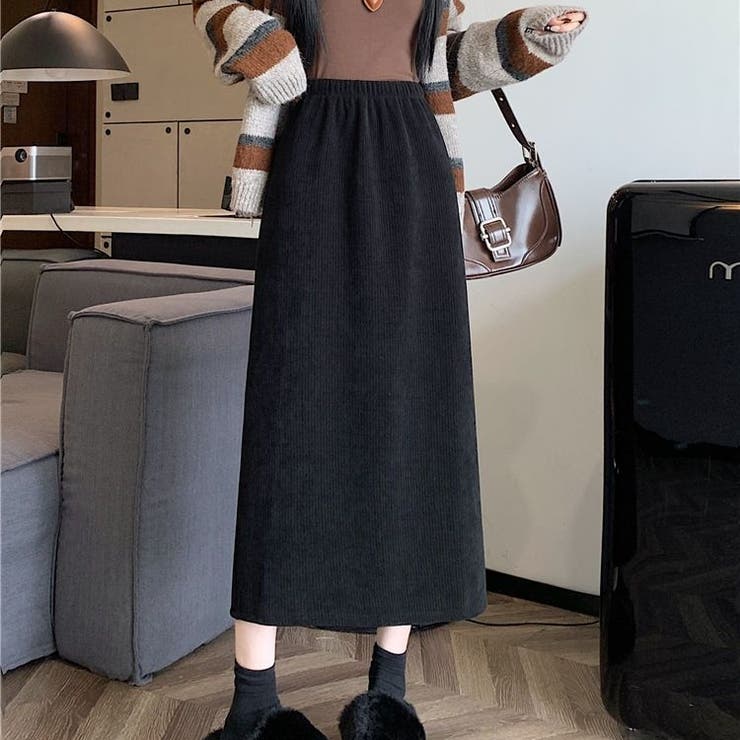 裏起毛スカート コーデュロイスカート バックスリット秋冬 | Carpe diem | 詳細画像2 